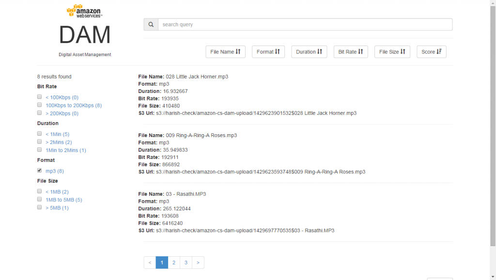 Search Faceting